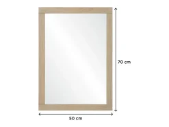 Espejo rectangular de madera ATOLL