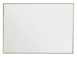 Espejo rectangular de metal