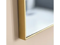 Espejo rectangular de metal
