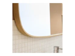 Espejo rectangular de roble 50x140 FLOKI
