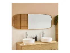 Espejo rectangular de roble 50x140 FLOKI