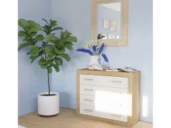 Espejo rectangular Kira Cambria - Blanco
