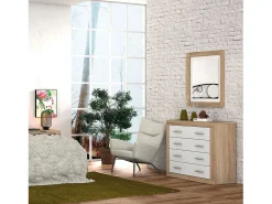 Espejo rectangular Kira Cambria - Blanco