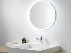 Espejo redondo de baño con leds luminosos DANIELA - L80 x A80 cm
