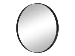 Espejo redondo de pared de metal - D.80 cm - Negro - JAFFREL