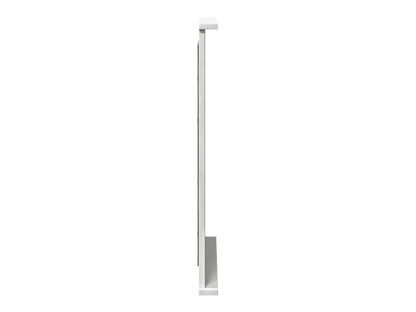 Espejo VIGO Blanco 55,5 x 5 x 70 cm Madera maciza de pino