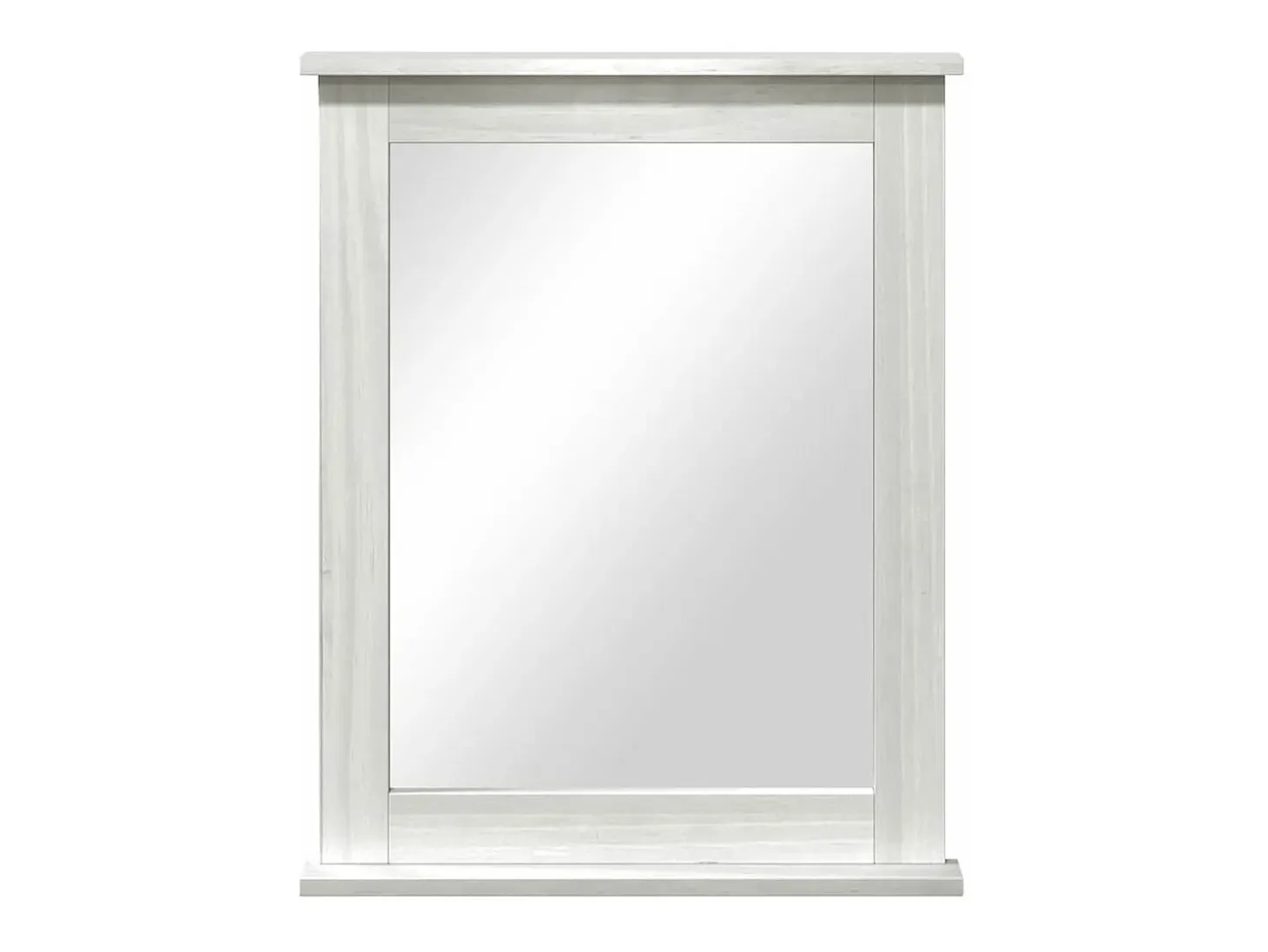 Espejo VIGO Blanco 55,5 x 5 x 70 cm Madera maciza de pino