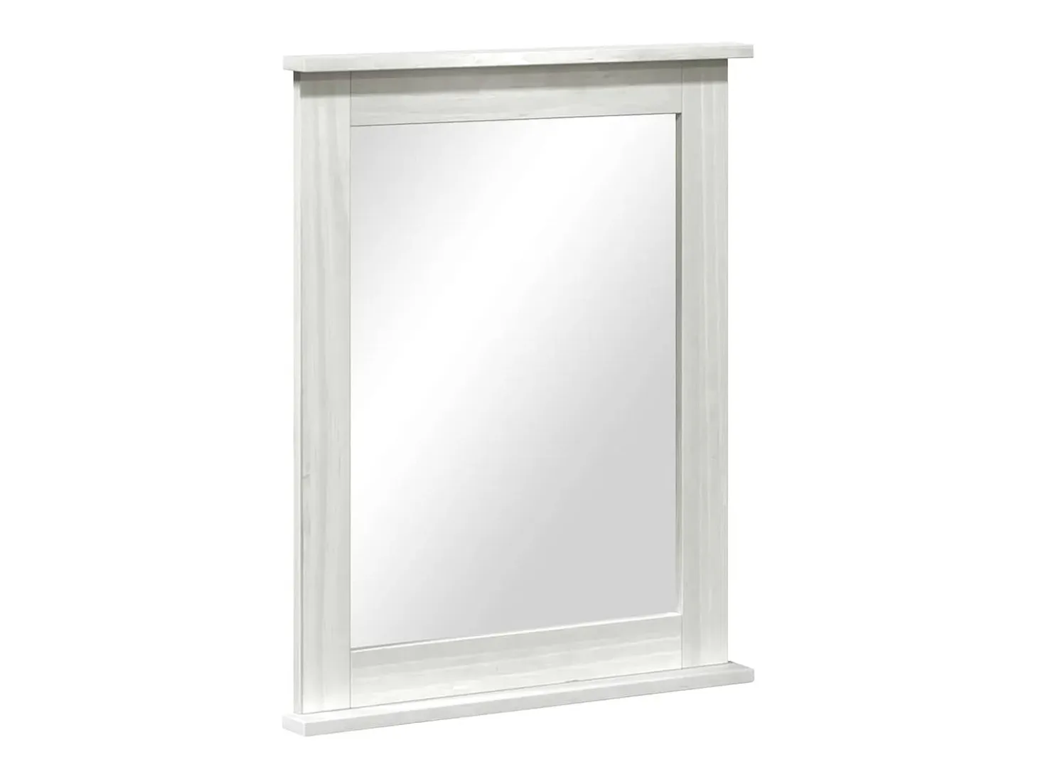 Espejo VIGO Blanco 55,5 x 5 x 70 cm Madera maciza de pino