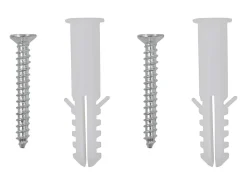 Espejos de pared 2 piezas 50 cm Cristal redondo