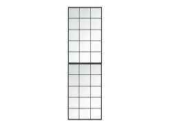 Espejos de pared 2 uds metal negro 100x60 cm ES870884