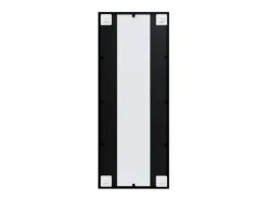 Espejos de pared 2 uds metal negro 100x40 cm ES877640