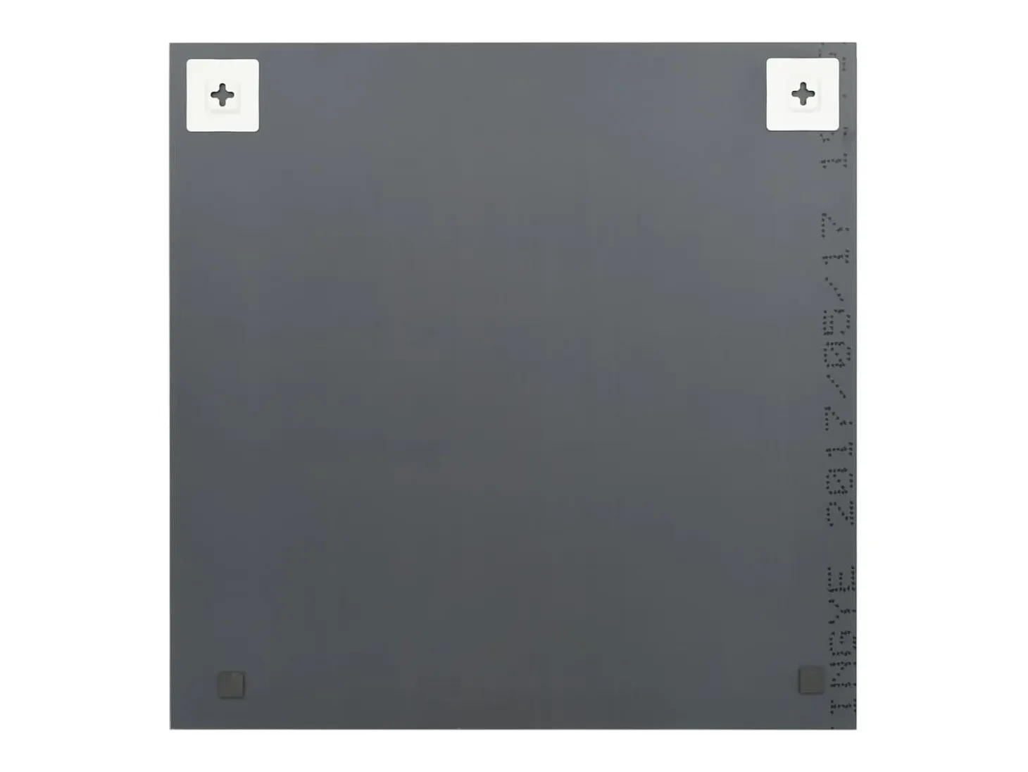 Espejos de pared cuadrados 2 unidades vidrio 50x50 cm ES698397