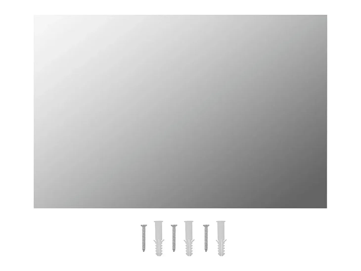 Espejos de pared rectangulares 2 unidades vidrio 60x40 cm ES525863