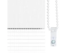 Estor cebra blanco 40x150 cm ancho tejido 35,9 cm poliéster