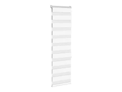 Estor cebra blanco 40x150 cm ancho tejido 35,9 cm poliéster