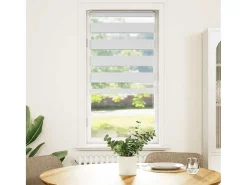 Estor cebra blanco 60x150 cm ancho tejido 55,9 cm poliéster