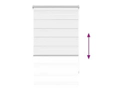 Estor enrollable blanco de 90 x 150 cm