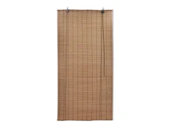 Estor enrollable de bambú 100x220 cm Marrón
