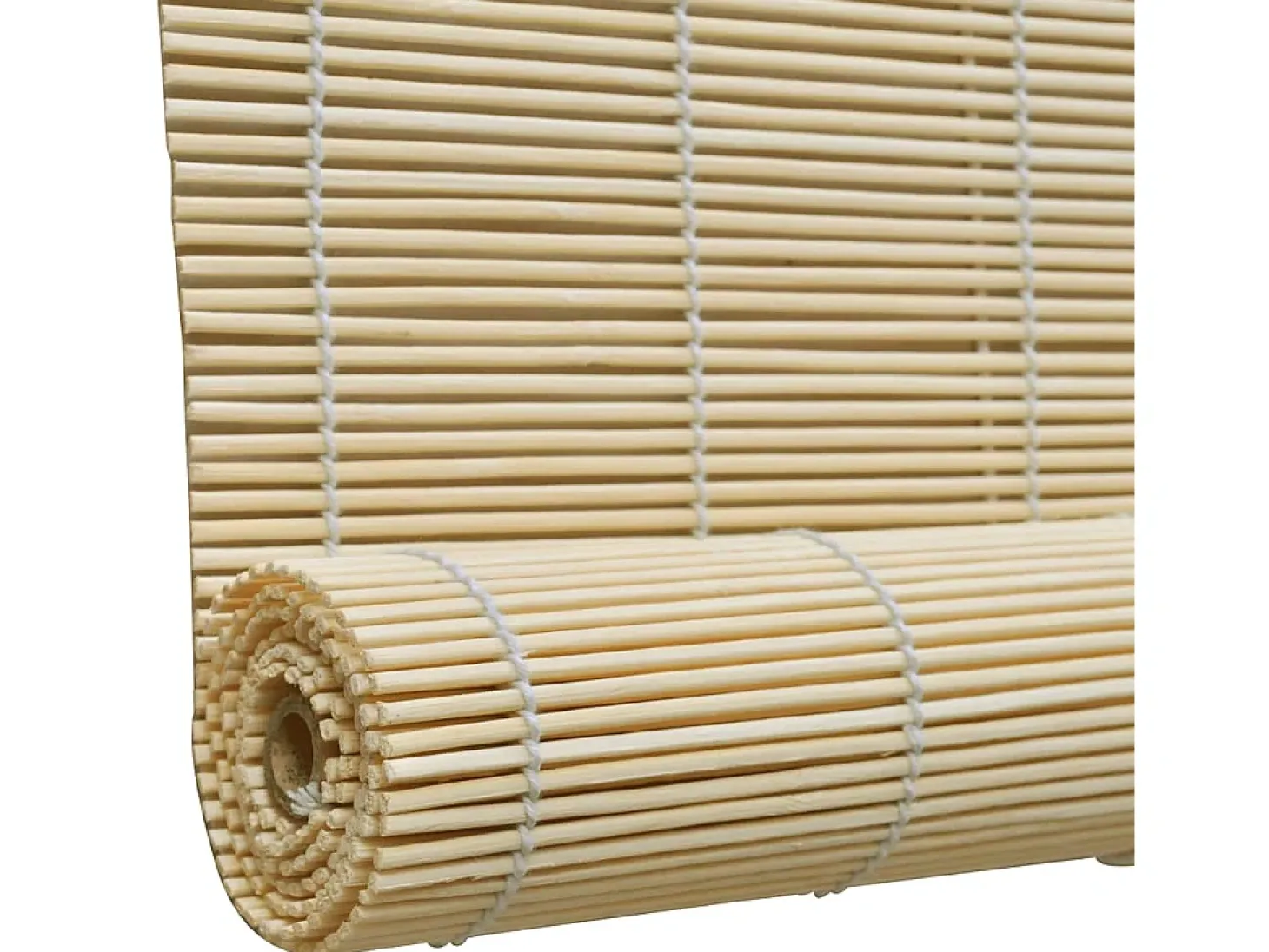 Estor enrollable de bambú natural 120x220 cm