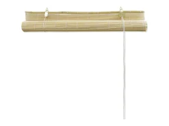 Estor enrollable de bambú natural 120x220 cm
