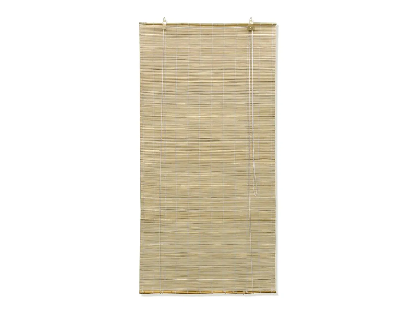 Estor enrollable de bambú natural 120x220 cm