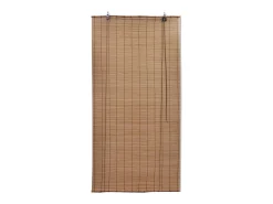 Estor enrollable de bambú marrón 140x160 cm