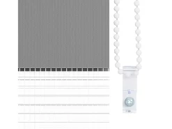 Estor enrollable gris de 140 x 175 cm