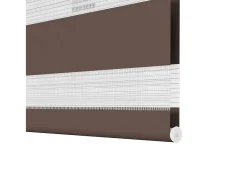 Estor enrollable marrón de 60 x 120 cm