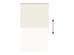 Estor enrollable opaco 120 x 175 cm color crema
