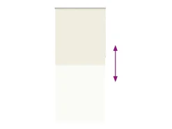 Estor enrollable opaco 120 x 230 cm color crema