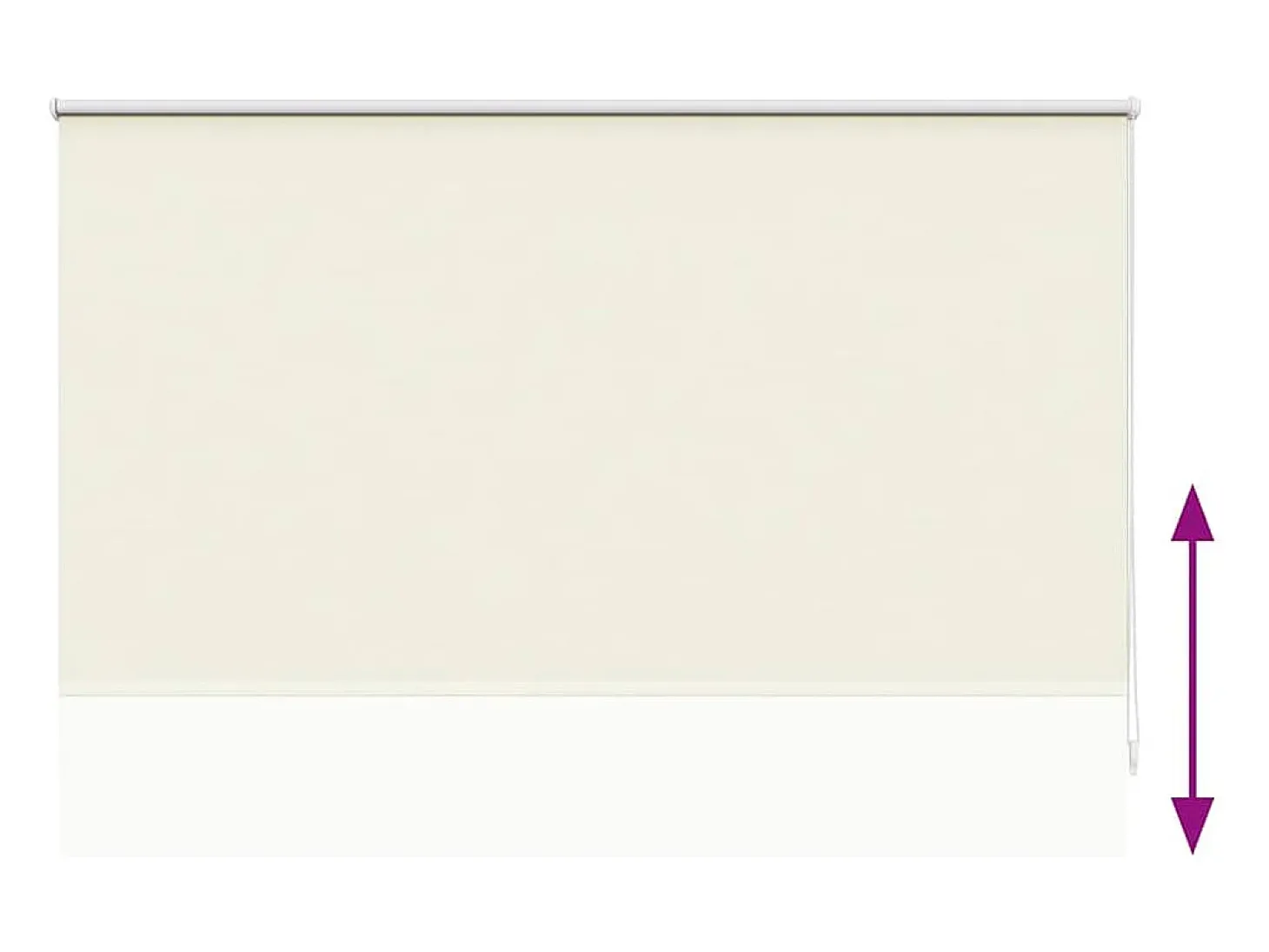 Estor enrollable opaco 140 x 175 cm beige