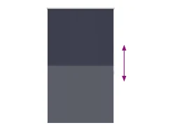 Estor enrollable opaco 80 x 175 cm azul