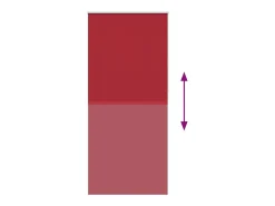 Estor enrollable opaco 100 x 230 cm rojo