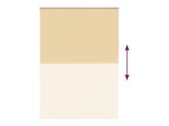 Estor enrollable opaco 160 x 230 cm beige