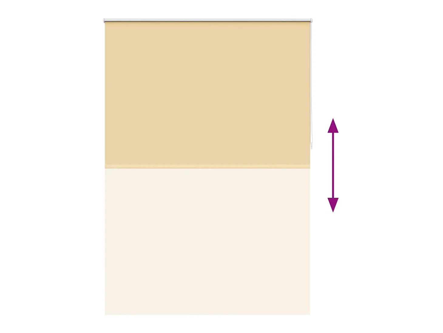 Estor enrollable opaco 160 x 230 cm beige