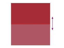 Estor enrollable opaco 160 x 175 cm rojo