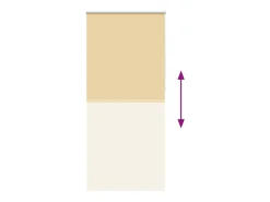 Estor enrollable opaco 120 x 230 cm beige