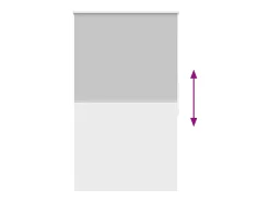 Estor enrollable opaco 80 x 175 cm gris