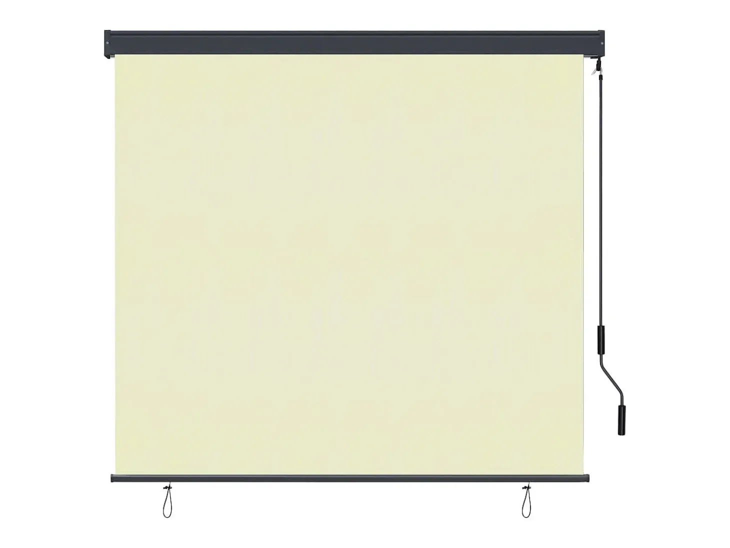 Estor exterior enrollable 160x250 cm Crema