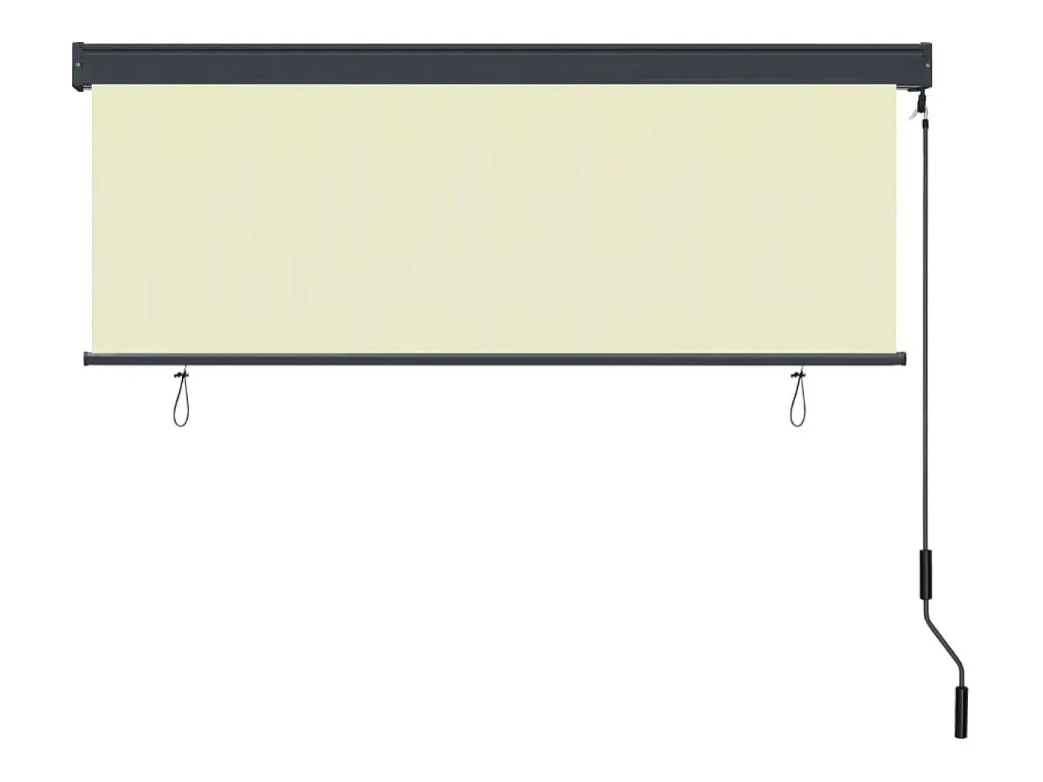 Estor exterior enrollable 160x250 cm Crema