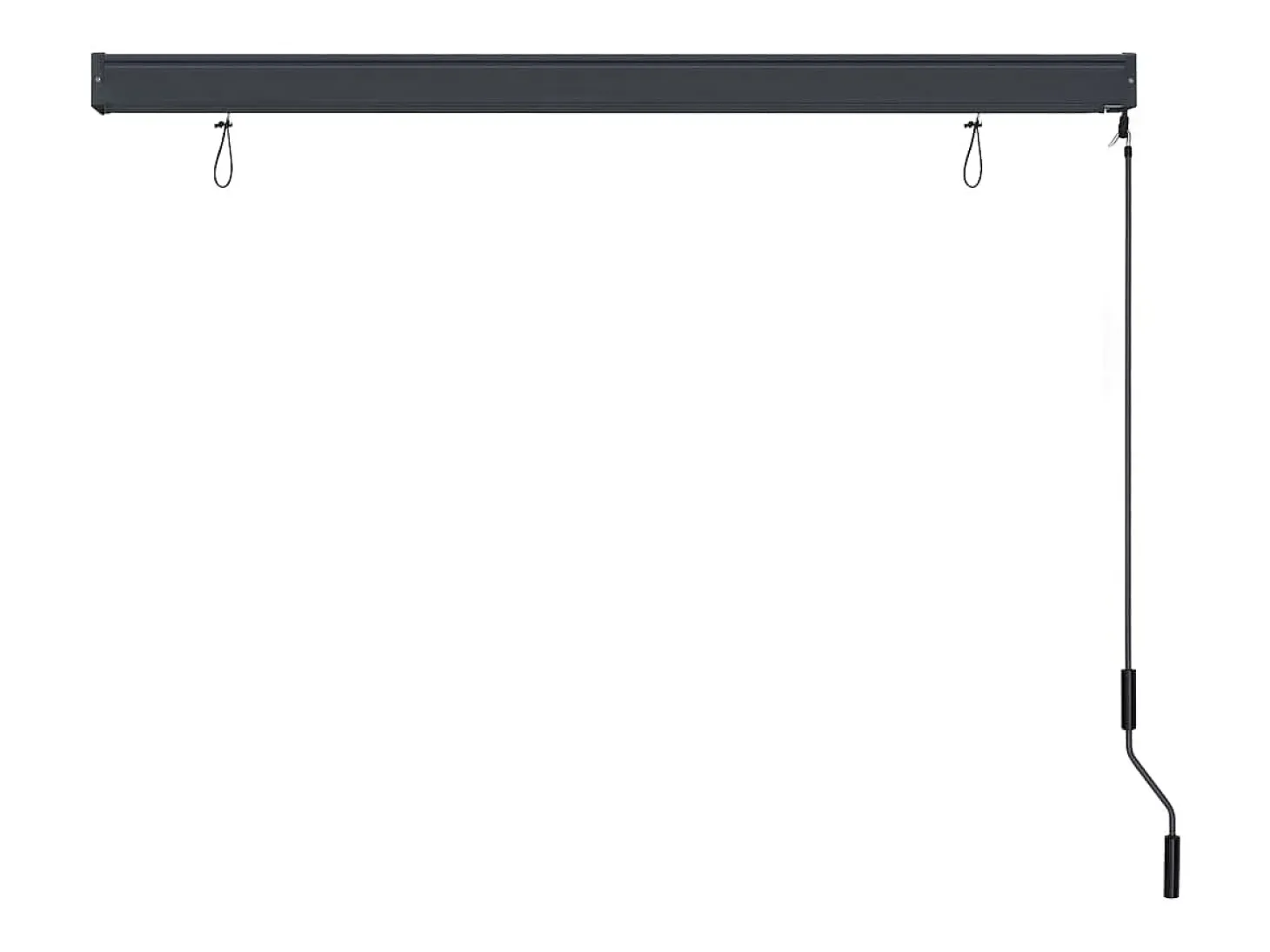 Estor exterior enrollable 160x250 cm Crema