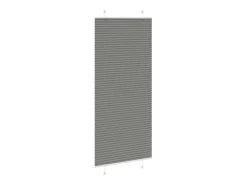 Estor plisado antracita 100x200 cm ancho tela 99,4 cm
