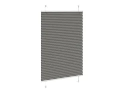 Estor plisado antracita 85x100 cm ancho tela 84,4 cm