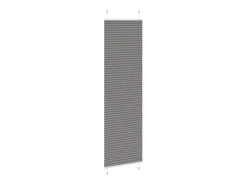 Estor plisado antracita 55x200 cm ancho tela 54,4 cm