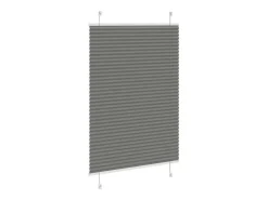 Estor plisado antracita 90x100 cm ancho tela 89,4 cm