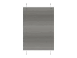 Estor plisado antracita 90x100 cm ancho tela 89,4 cm