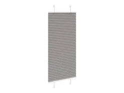 Estor plisado antracita 55x100 cm ancho tela 54,4 cm