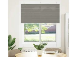 Estor plisado antracita 115x150 cm ancho tela 114,4 cm