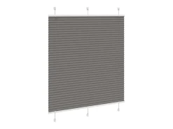 Estor plisado antracita 115x150 cm ancho tela 114,4 cm