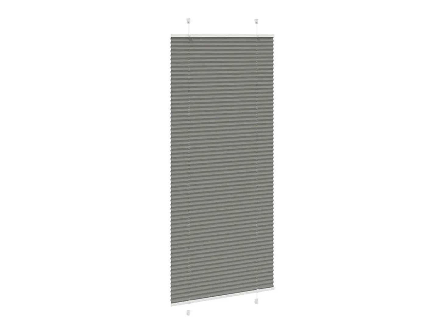 Estor plisado antracita 95x200 cm ancho tela 94,4 cm